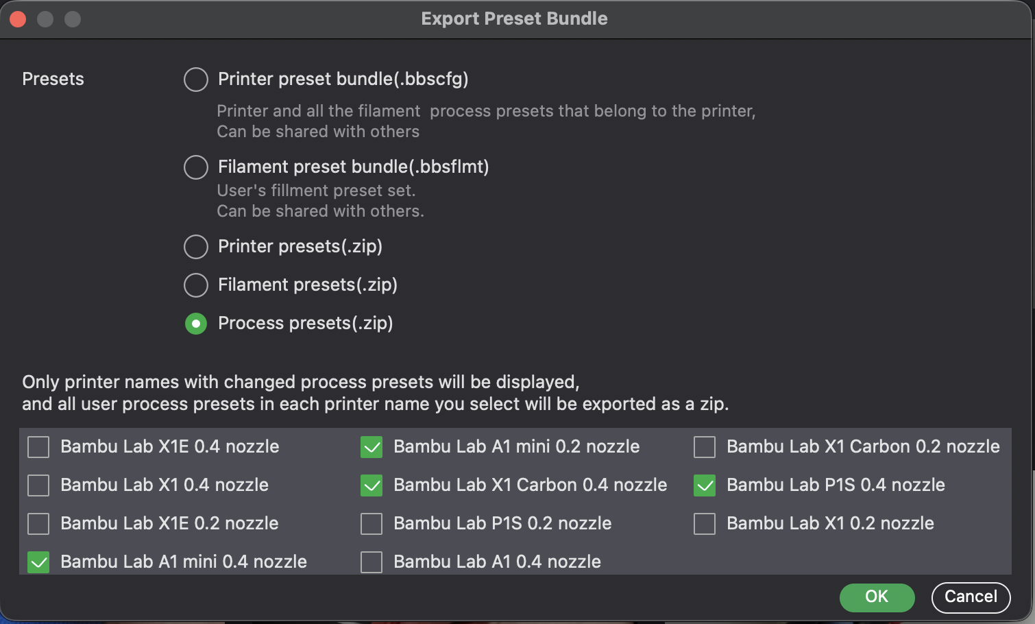 Bambu Studio - Export Step