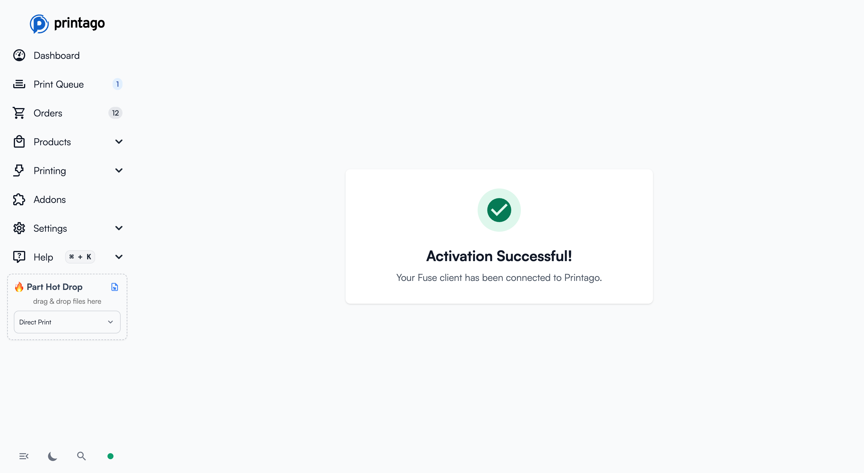 Activation Successful