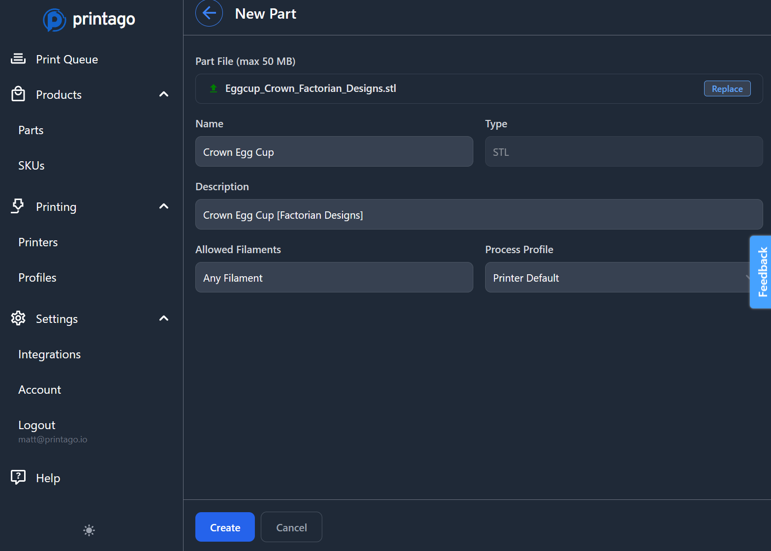 Part Config