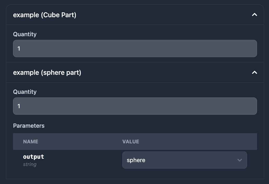 Print dialog with the parameter hidden, using default value